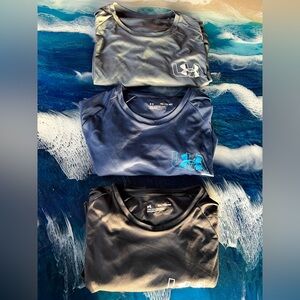 X 3 Men’s NEW NO TAGS Under Armour XXL /TTG/EEG long sleeve loose jersey shirts